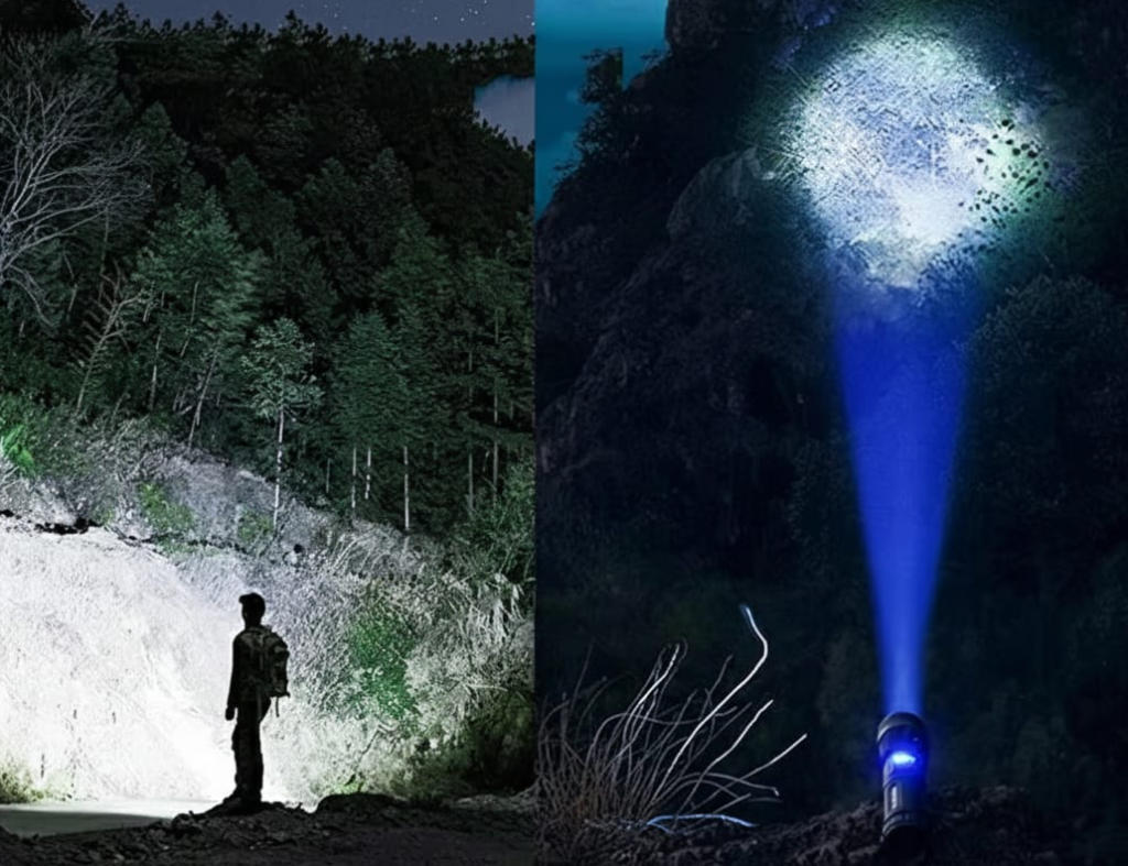 Funel mode from torch light