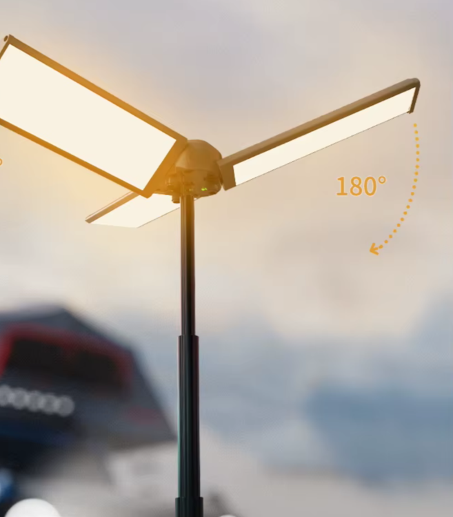 3 adjustable panel lights