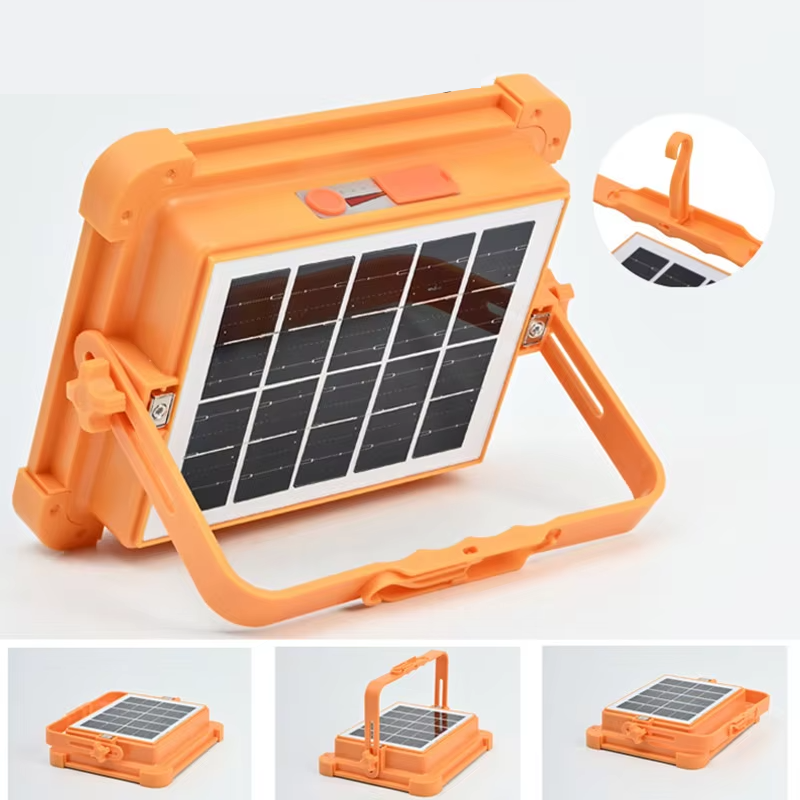 Portable rechargeable solar lamp for your outdoor adventure