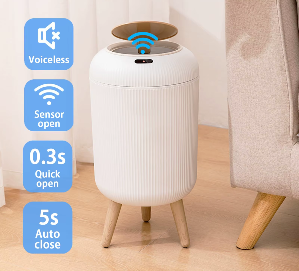 smart trash can quick open 0.3 seconds