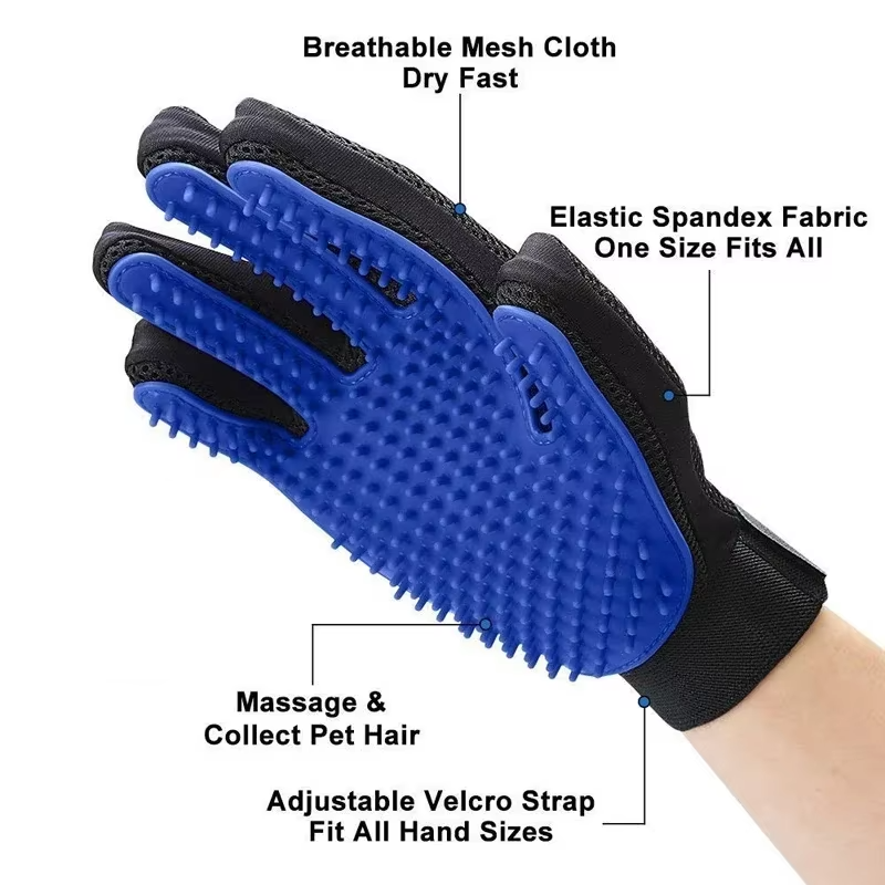 grooming glove features