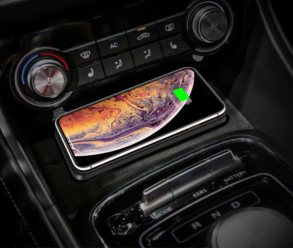 wireless phone charger on car