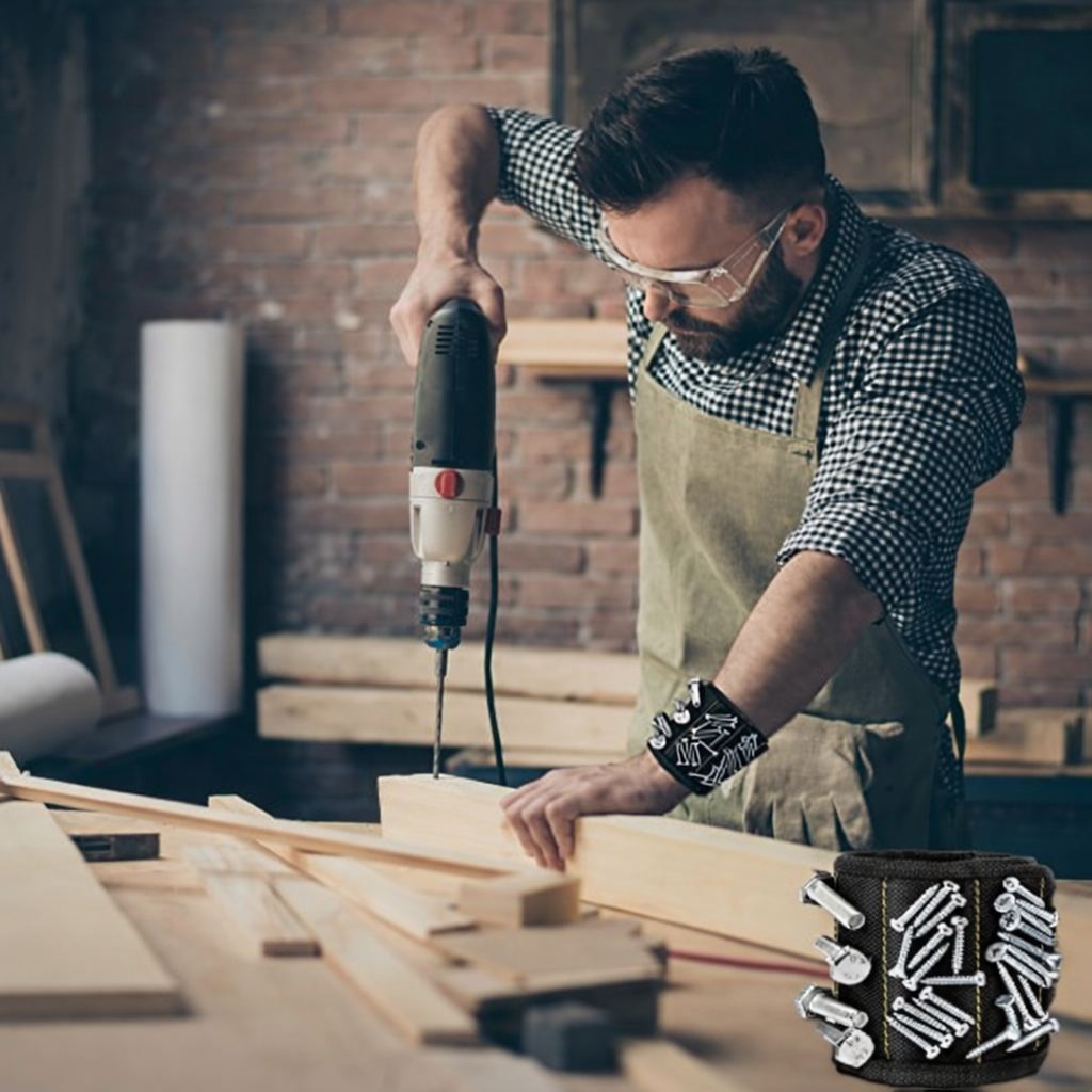 men wearing magnetic wristband
