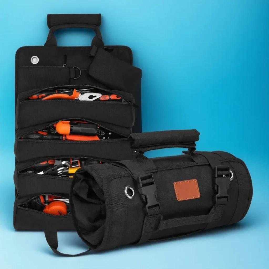 Opened and closed tool storage