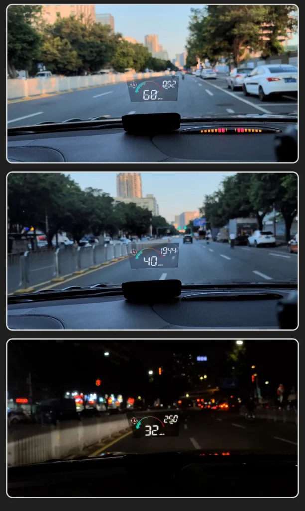 real car hud photo
