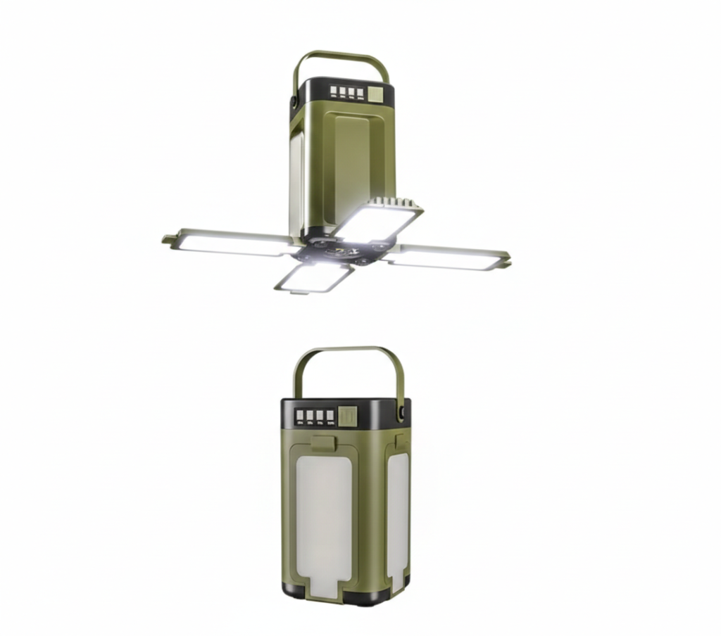 Two mode setup. One the lamp is folded and the other one the lamp is unfolded