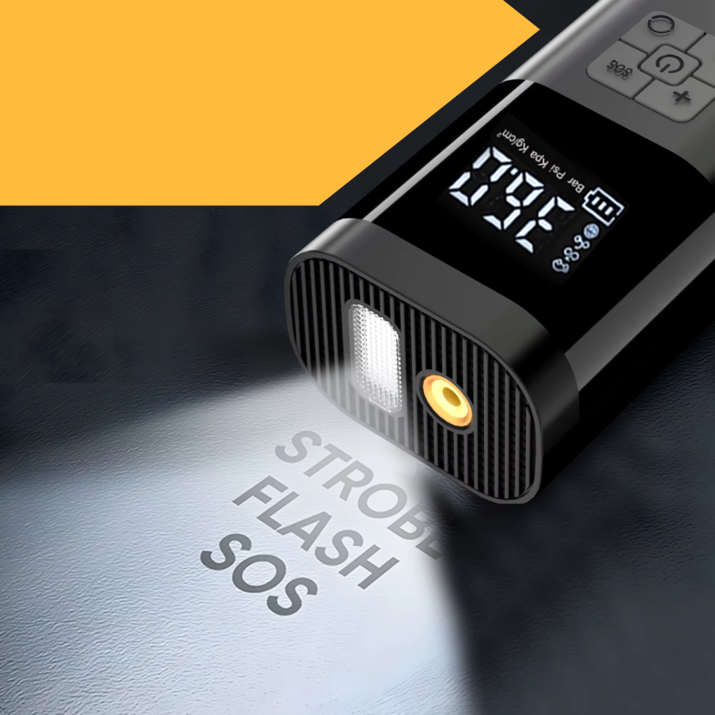 three light modes of air compressor