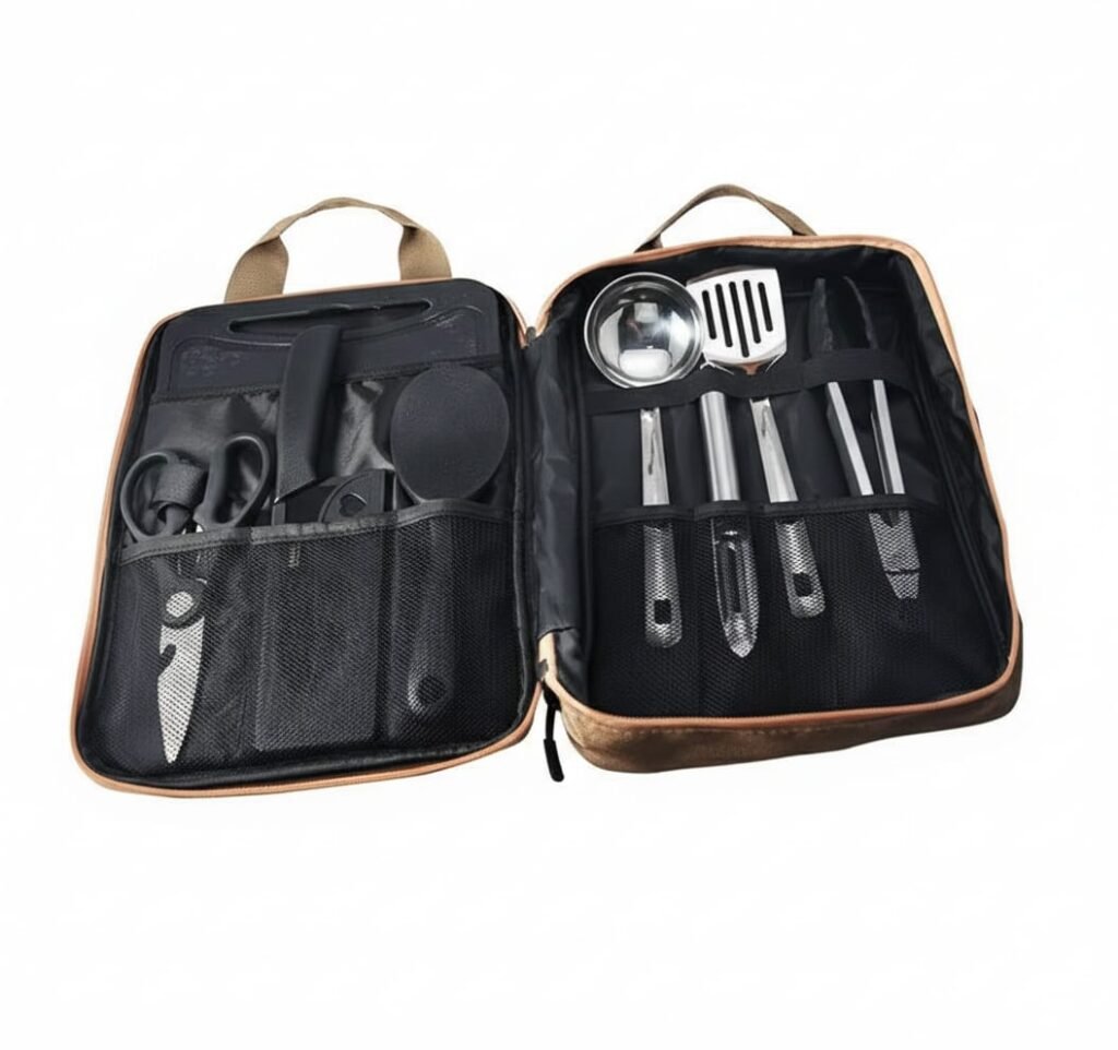 opened portable kitchen set