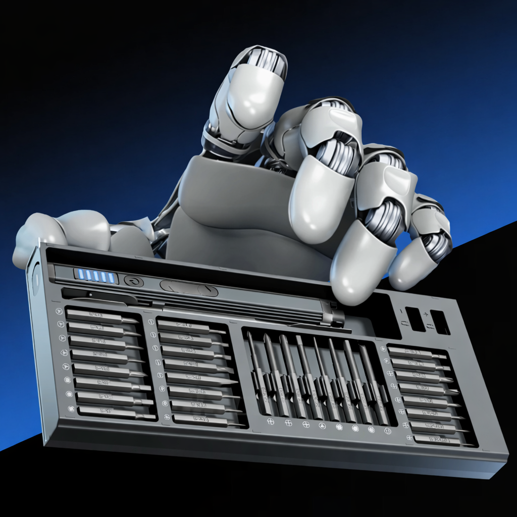 Image showing the inside of the screwdriver set