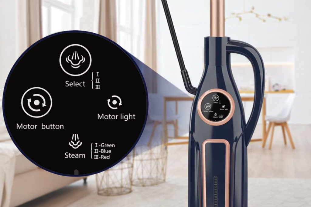 zoom in the vacuum cleaner display