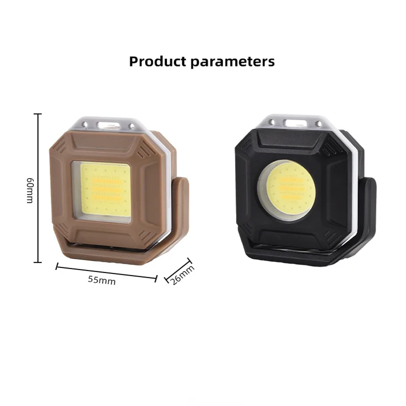 black and white led inspection light dimensions