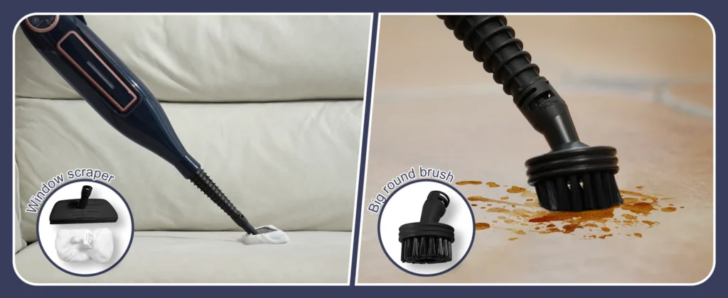 vacuum cleaner cleaning different spaces