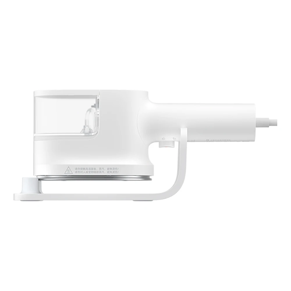 white handheld steam