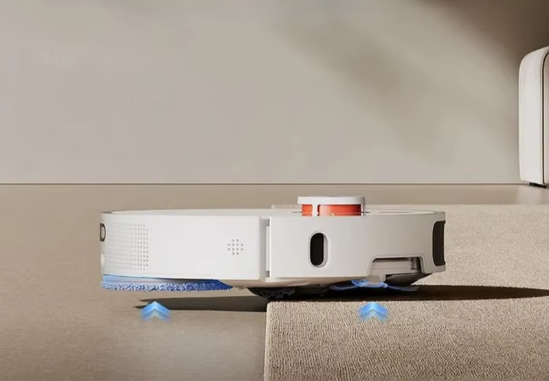 white vacuum cleaner on the ground