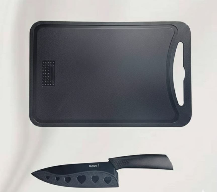 chop table and knife from kitchen set